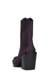 MYSTERIA Jeffrey Campbell Western Inspired Boots Purple
