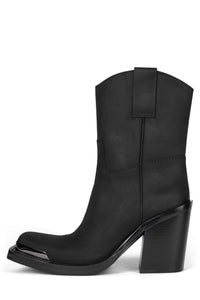 MYSTERIA Jeffrey Campbell Western Inspired Boots Black