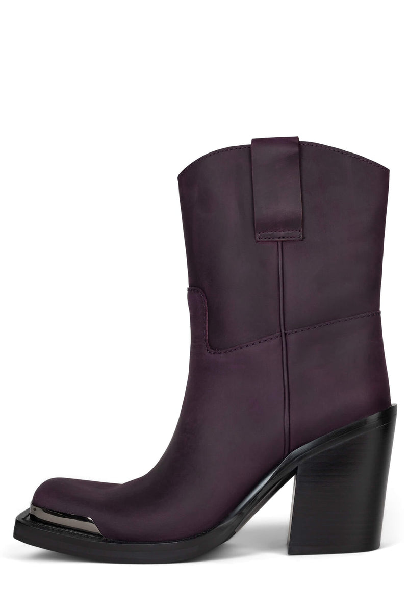 MYSTERIA Jeffrey Campbell Western Inspired Boots Purple