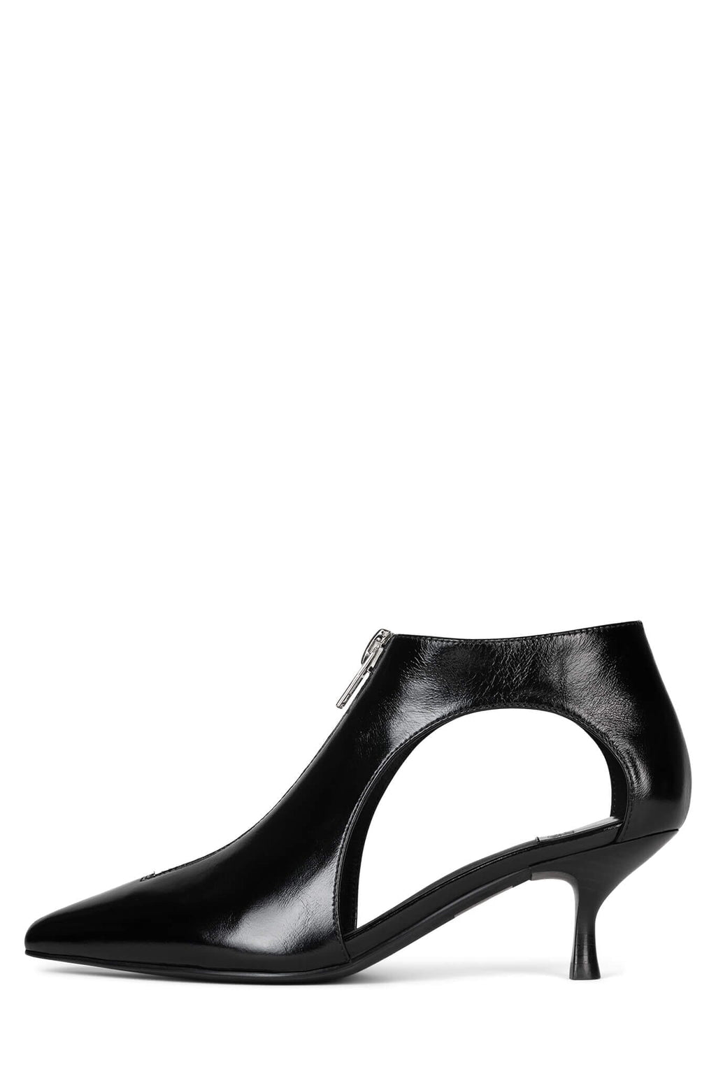 POINTING Jeffrey Campbell Black Silver 6 