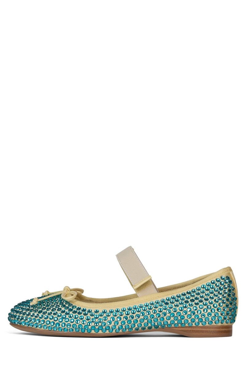 PRIMA-J Jeffrey Campbell Yellow Satin Blue 6 