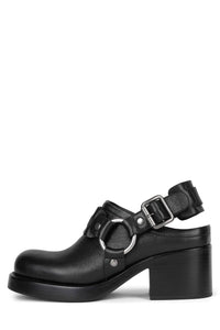 REFLECTED Jeffrey Campbell Clogs Black Silver