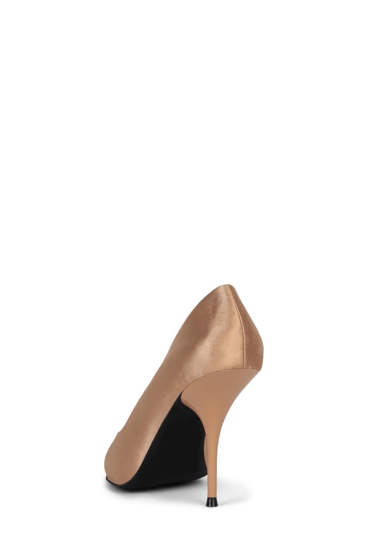 SATISFIED Jeffrey Campbell High Heels Light Beige Satin