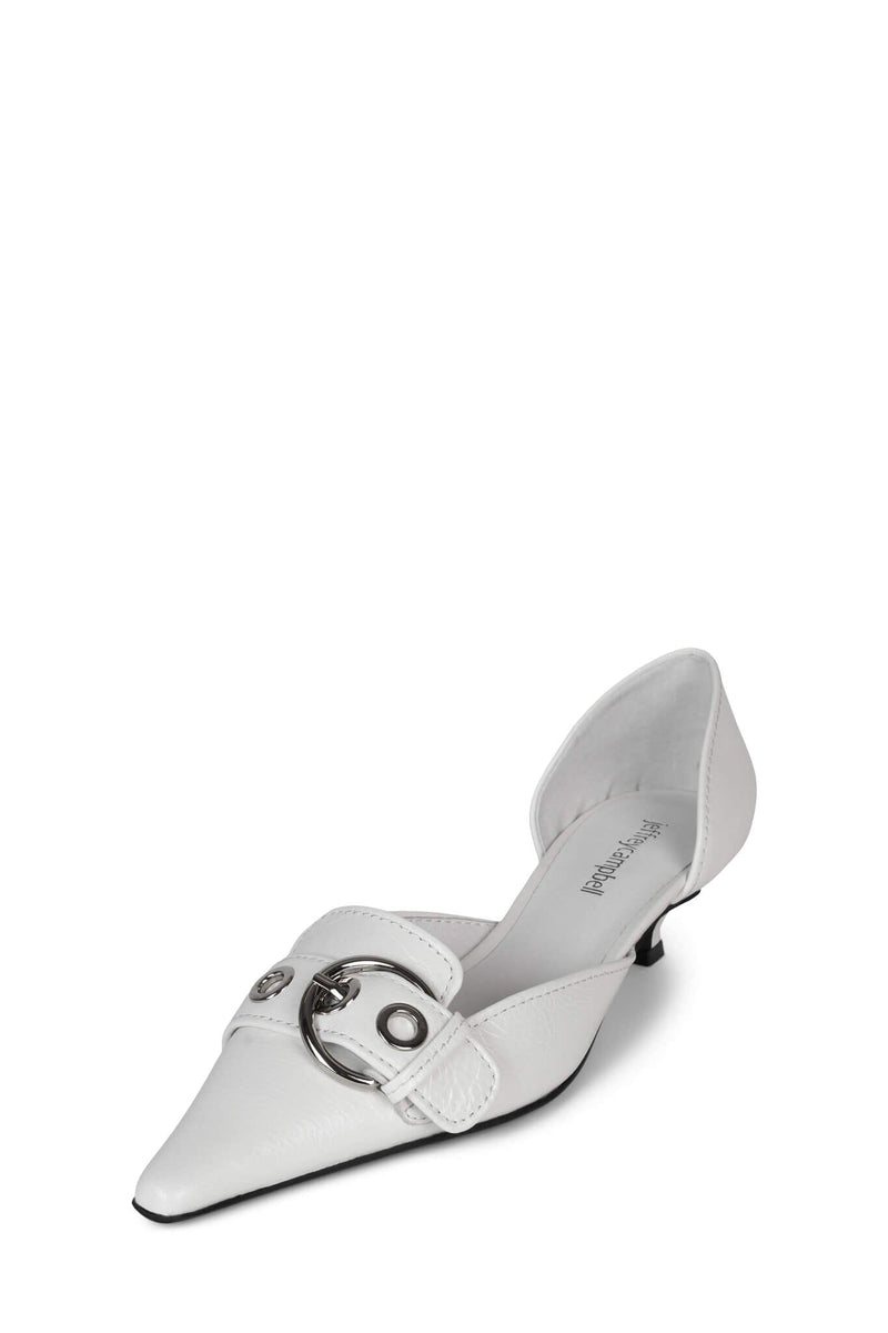 SMOOTH Jeffrey Campbell Loafers White Silver