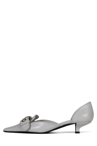 SMOOTH Jeffrey Campbell Loafers Grey Silver 