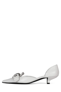 SMOOTH Jeffrey Campbell Loafers White Silver
