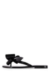 SUGARY Flat Sandal Jeffrey Campbell Black Shiny 6 