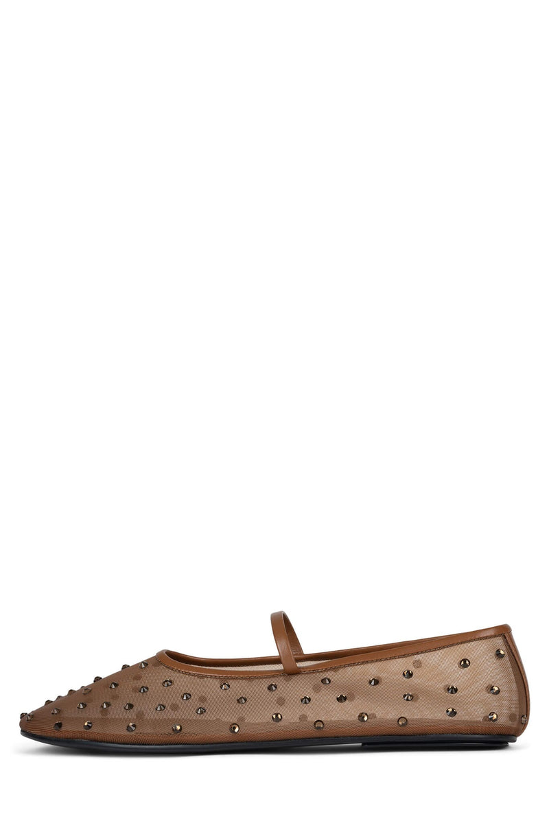 Jeffrey Campbell Mary Janes Ballet Flats Brown