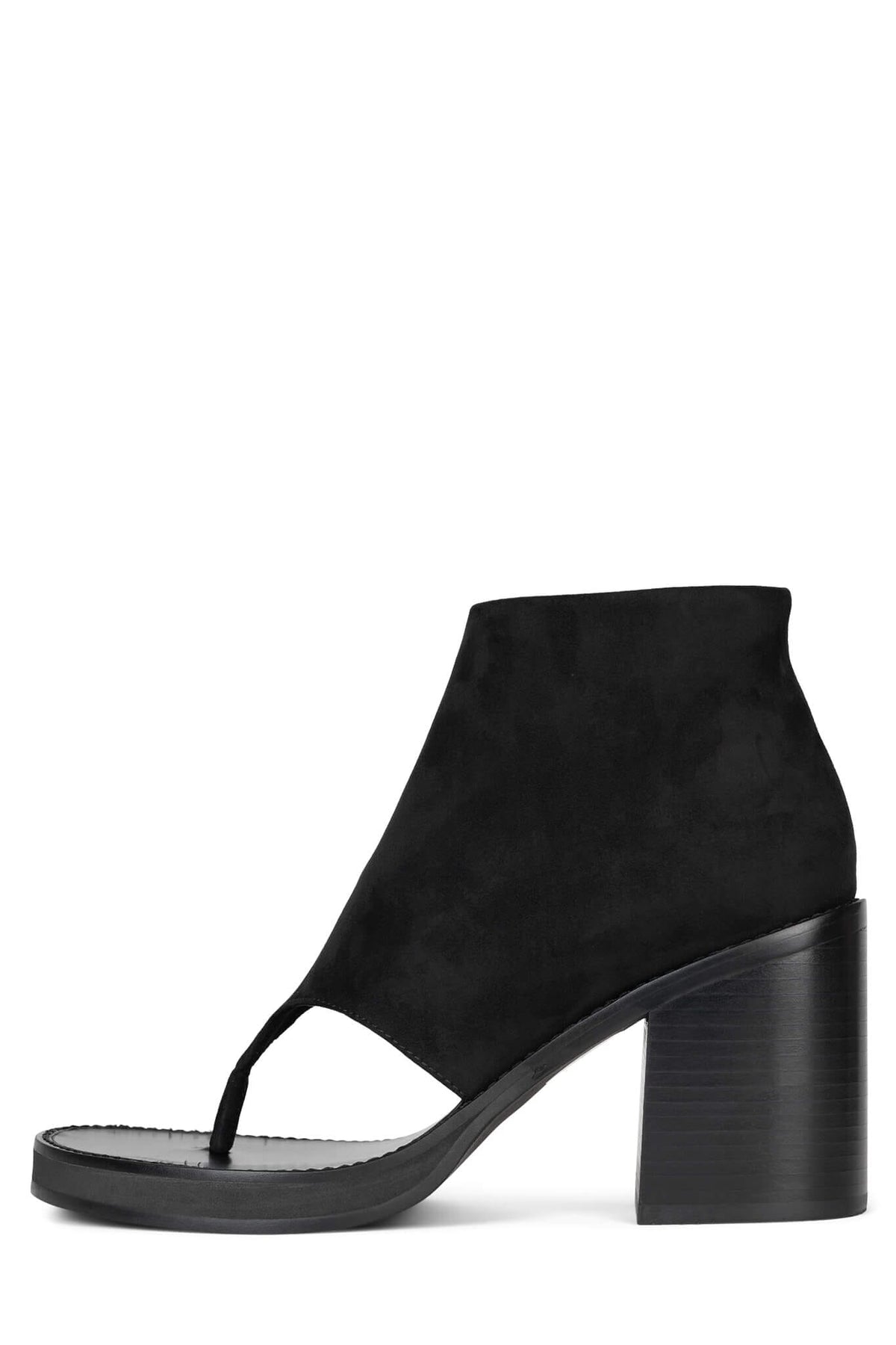 TRUST Jeffrey Campbell Black Suede 6 