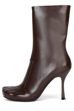 VISIONARY Heeled Boot Jeffrey Campbell Brown 6 